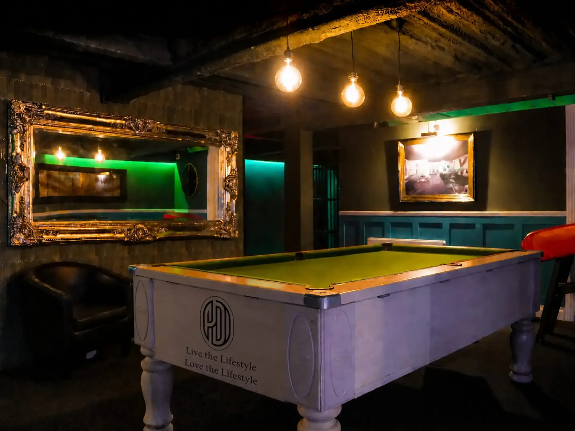 The pool room inside PDI Birmingham